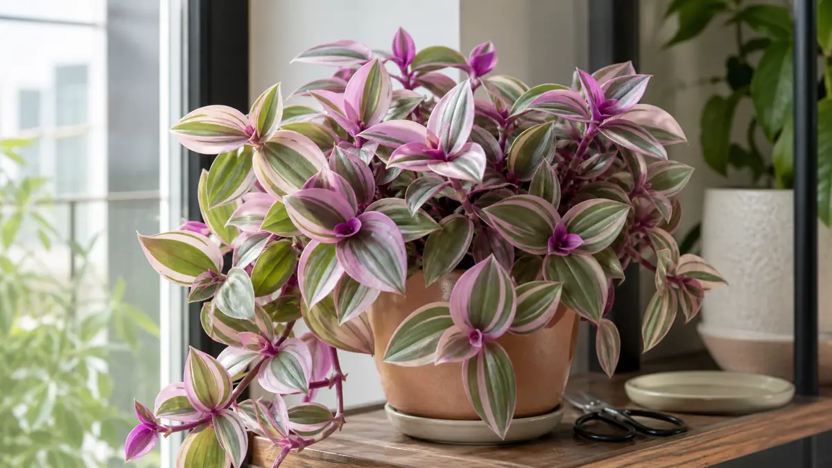 Tradescantia nanouk : l&rsquo;irrésistible ascension d&rsquo;une plante d&rsquo;intérieur vibrante