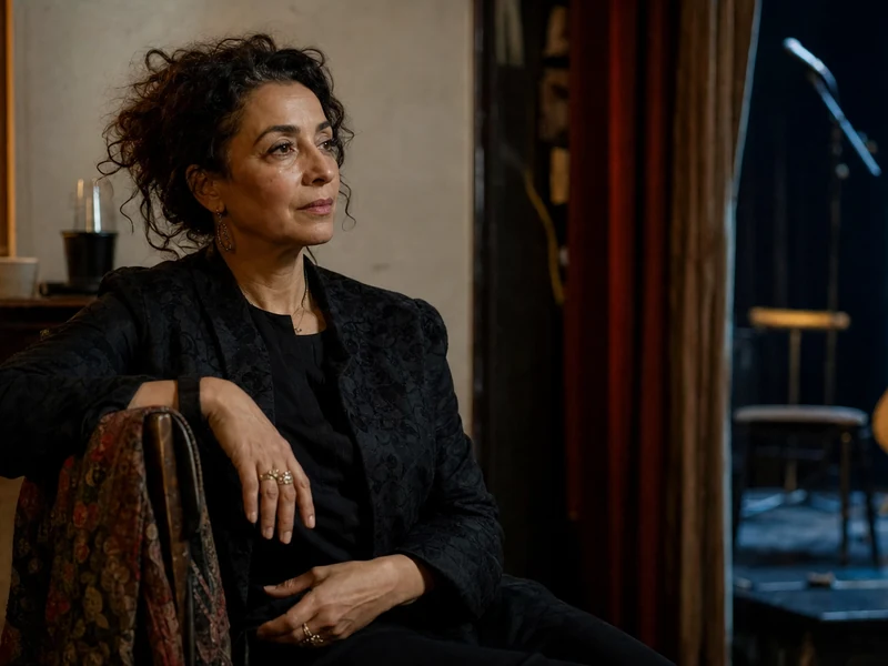 Aziza Zakine dans l’intimité feutrée des coulisses musicales.