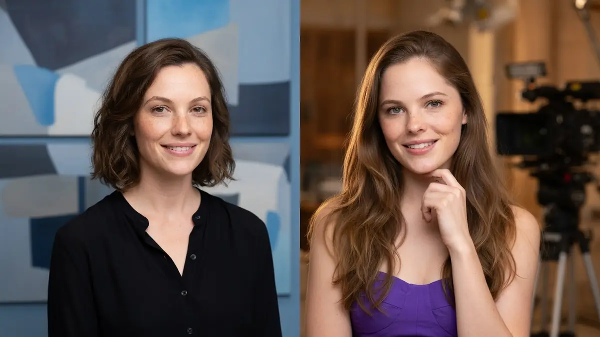 Barbara Probst et son homonyme dans un double portrait