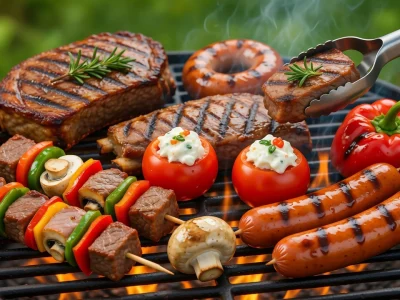 Pour savoir pour un barbecue quelle viande choisir, voici une sélection de grillades savoureuses cuisant sur le feu