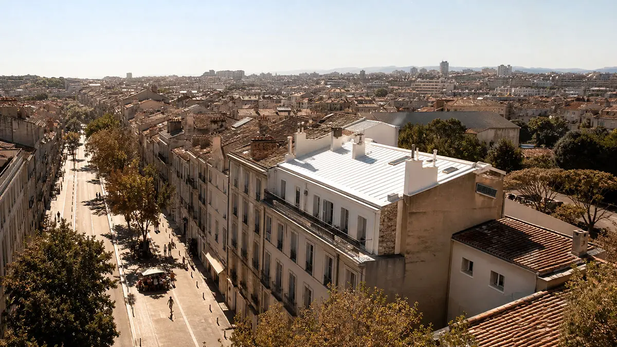 Canicule 2026 : paysage écrasé par la vague de chaleur estivale