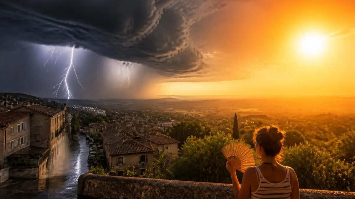 Canicule historique et orages violents : le grand bouleversement du ciel français