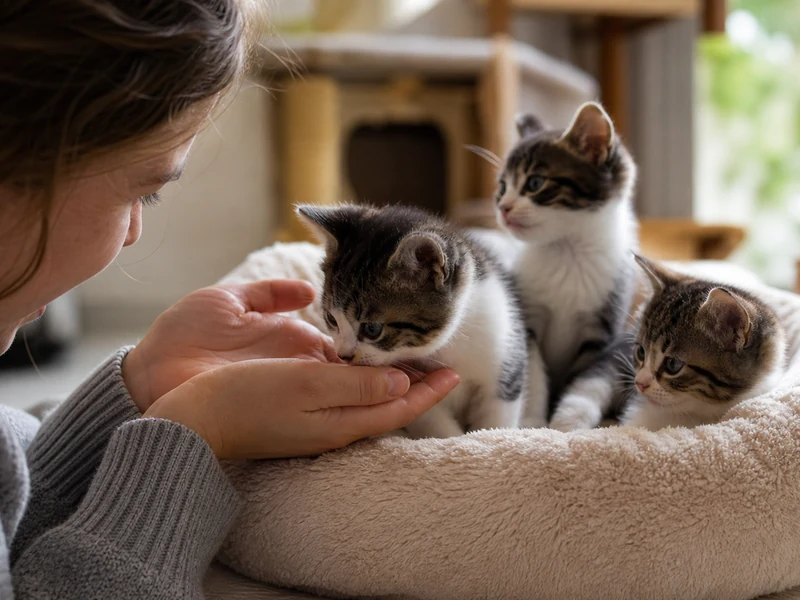 Chaton à donner dans un foyer calme prêt pour une adoption responsable
