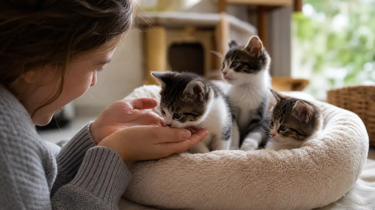 Chaton à donner dans un foyer calme prêt pour une adoption responsable