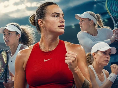 Des joueuses de tennis professionnelles illustrant l'évolution du classement a t p femme au sommet du sport mondial