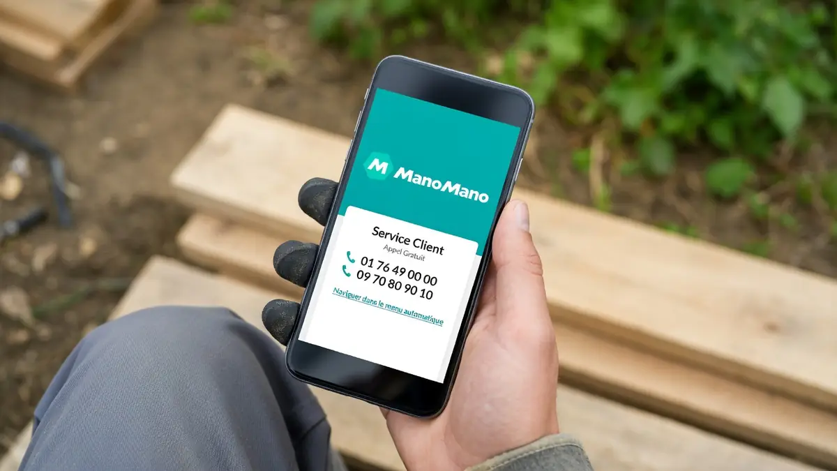 Comment contacter le téléphone du service client de ManoMano gratuitement ?