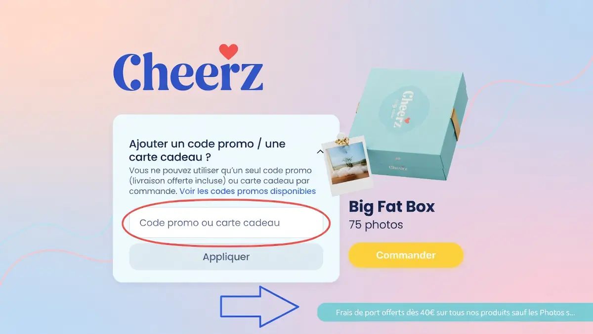 Comment optimiser chaque commande grâce à un code promo Cheerz
