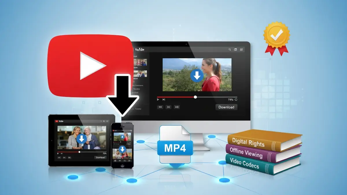 Dispositifs numériques interconnectés permettant de télécharger des vidéos YouTube en format MP4 avec des références légales