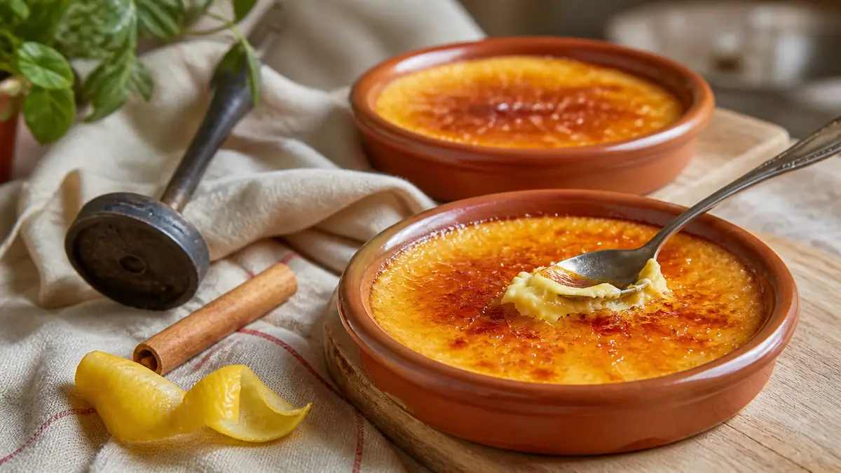 L&rsquo;éclat de la crème catalane : secrets et histoire d&rsquo;un dessert mythique