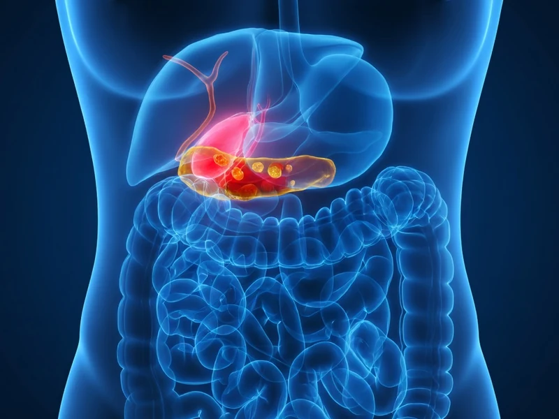 Illustration médicale du système digestif humain illustrant peut-on mourir de la vésicule biliaire