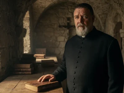 Russell Crowe incarne un prêtre dans L'Exorcisme du Vatican.