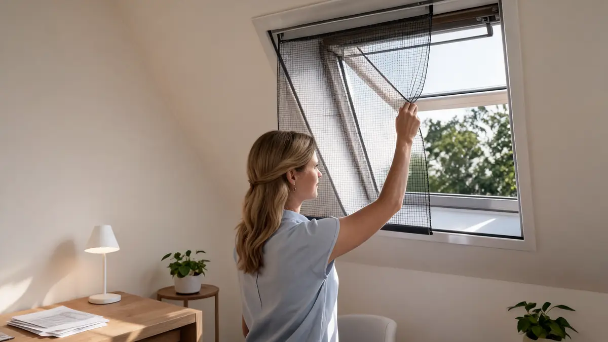 Fend l’air sans les insectes : le guide de la moustiquaire sur Velux