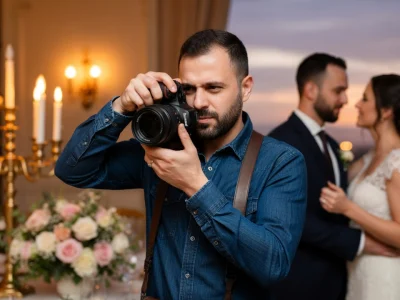 Illustration éditoriale de l'article : prix d'un photographe pour mariage.