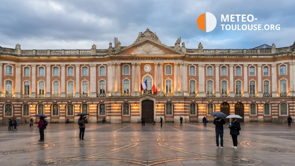 L’accalmie grise avant la fournaise : la météo de Toulouse pour demain