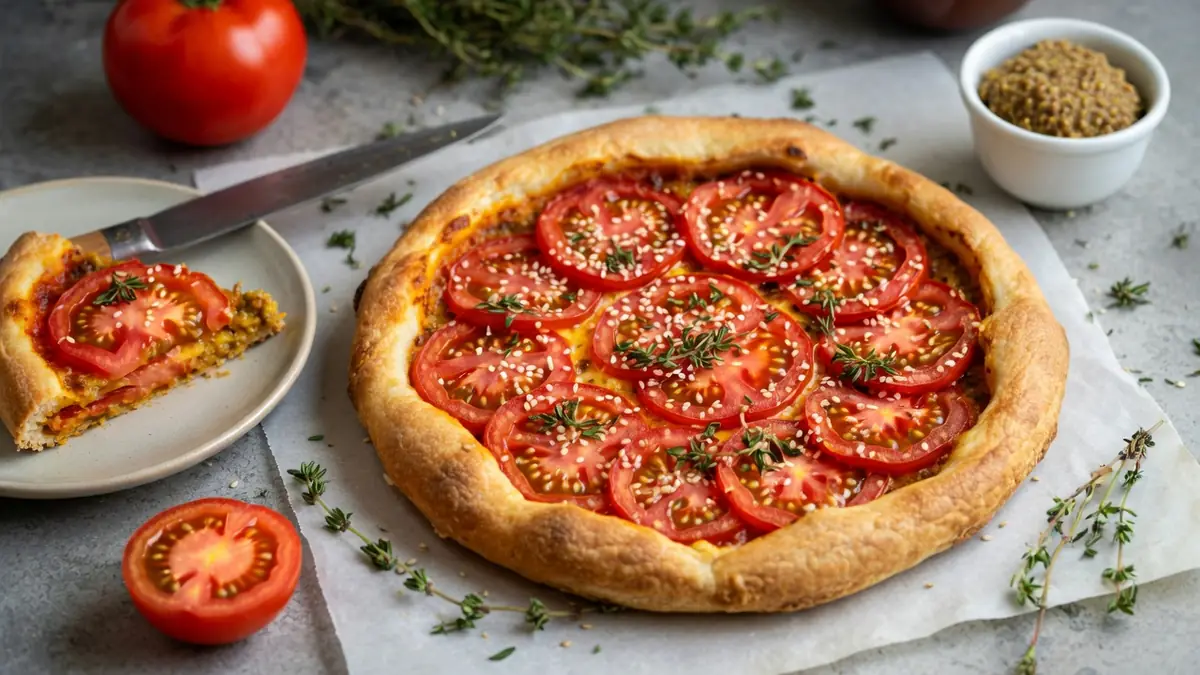 L&rsquo;art de la tarte à la moutarde et tomates : les secrets d&rsquo;un classique estival