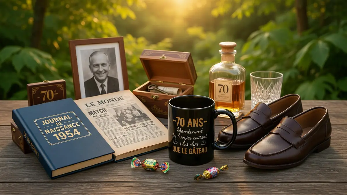 L&rsquo;art de surprendre un septuagénaire : comment dénicher le parfait cadeau pour un homme de 70 ans
