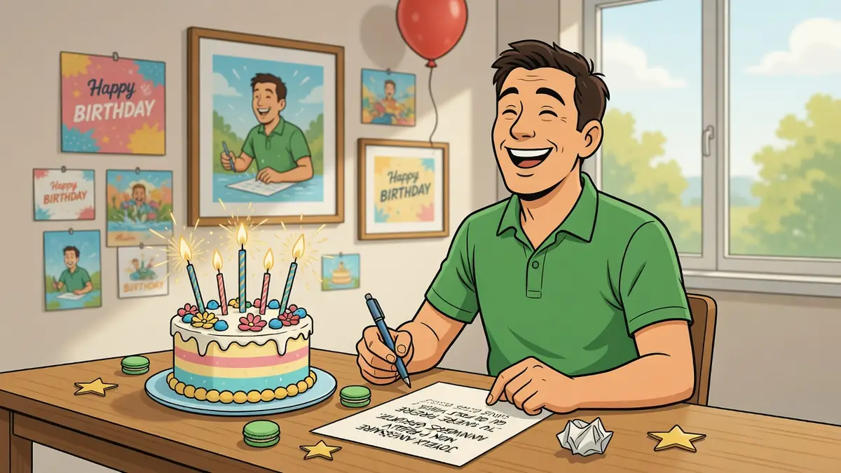 L&rsquo;art de trouver le message parfait de joyeux anniversaire pour homme