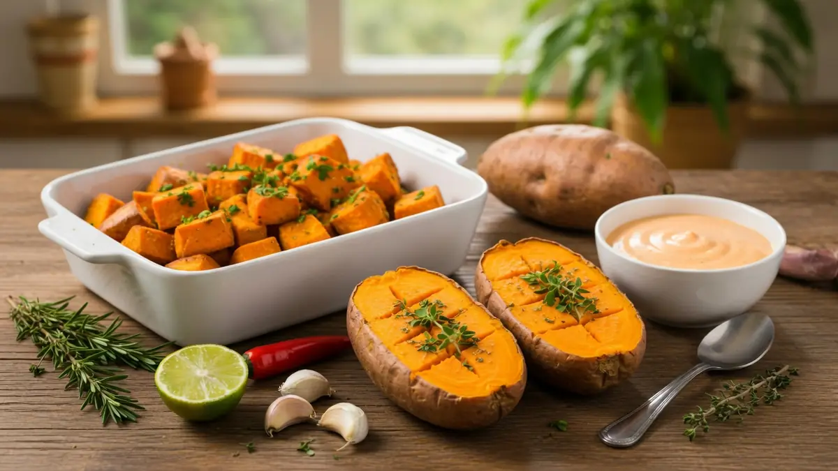 L’art des patates douces au four : techniques, assaisonnements et secrets de cuisson