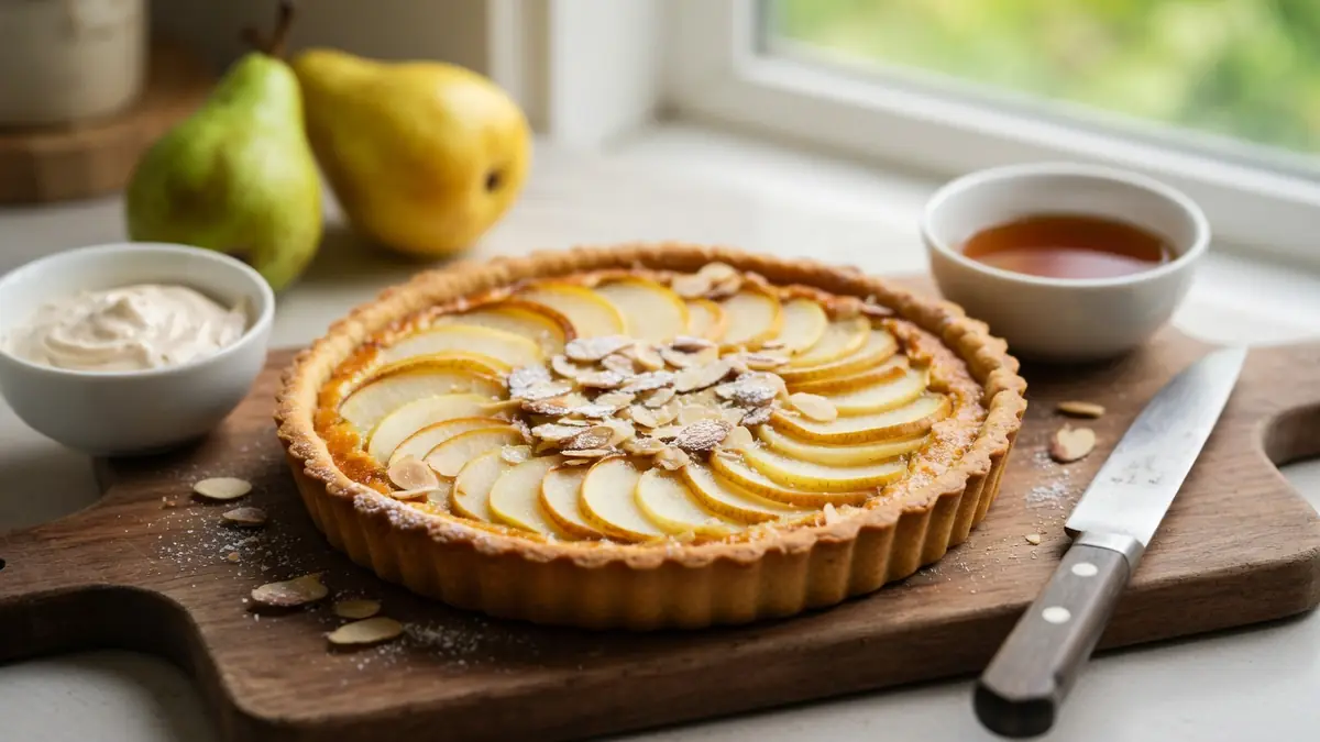 L’art des tartes aux poires et aux amandes : secrets de réussite d’un grand classique
