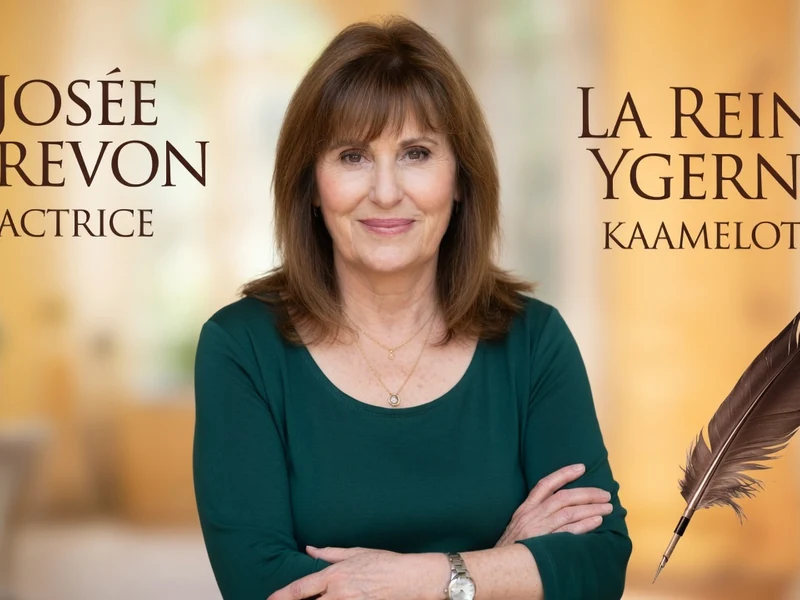Josée Drevon sourit légèrement les bras croisés