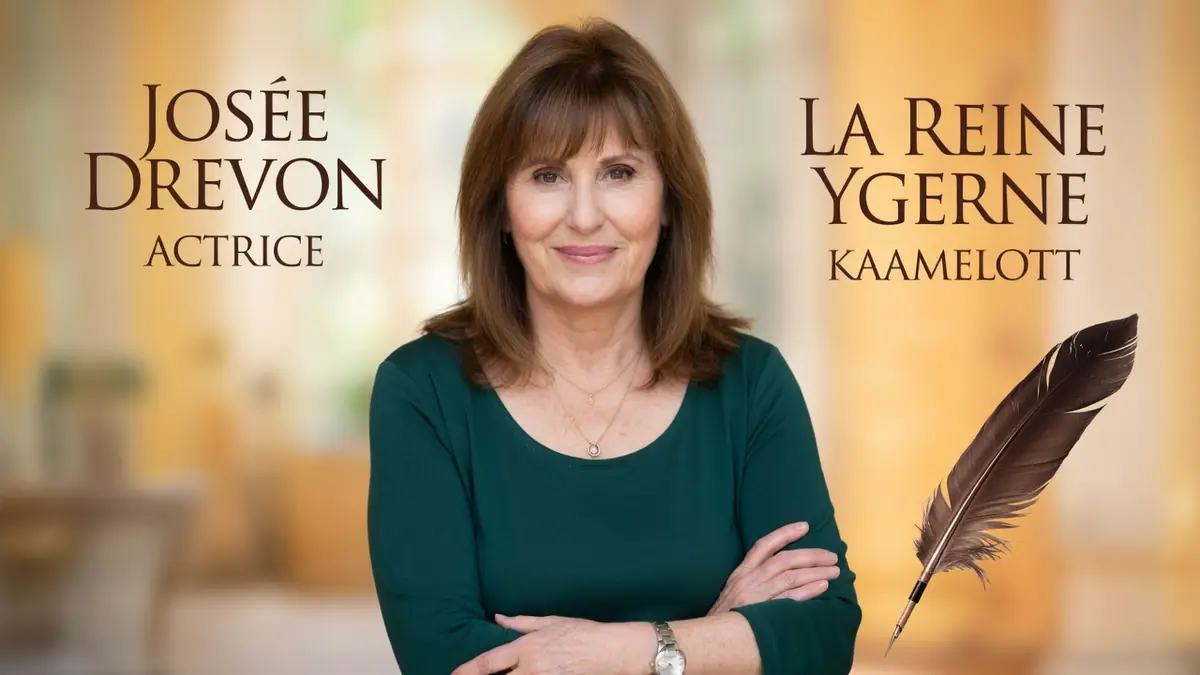 Josée Drevon sourit légèrement les bras croisés