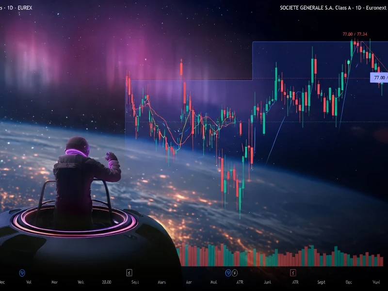Un trader pratique le Tradeviewing face à des graphiques financiers surplombant la Terre