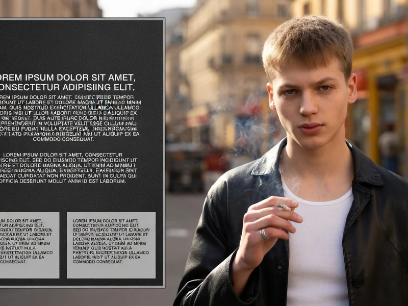 Portrait d'un jeune homme fumant une cigarette dans une rue animée, incarné par Chaïm Feroleto