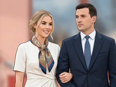 Maria Carolina de Bourbon des Deux-Siciles sourit aux côtés de son mari lors d'une sortie officielle.