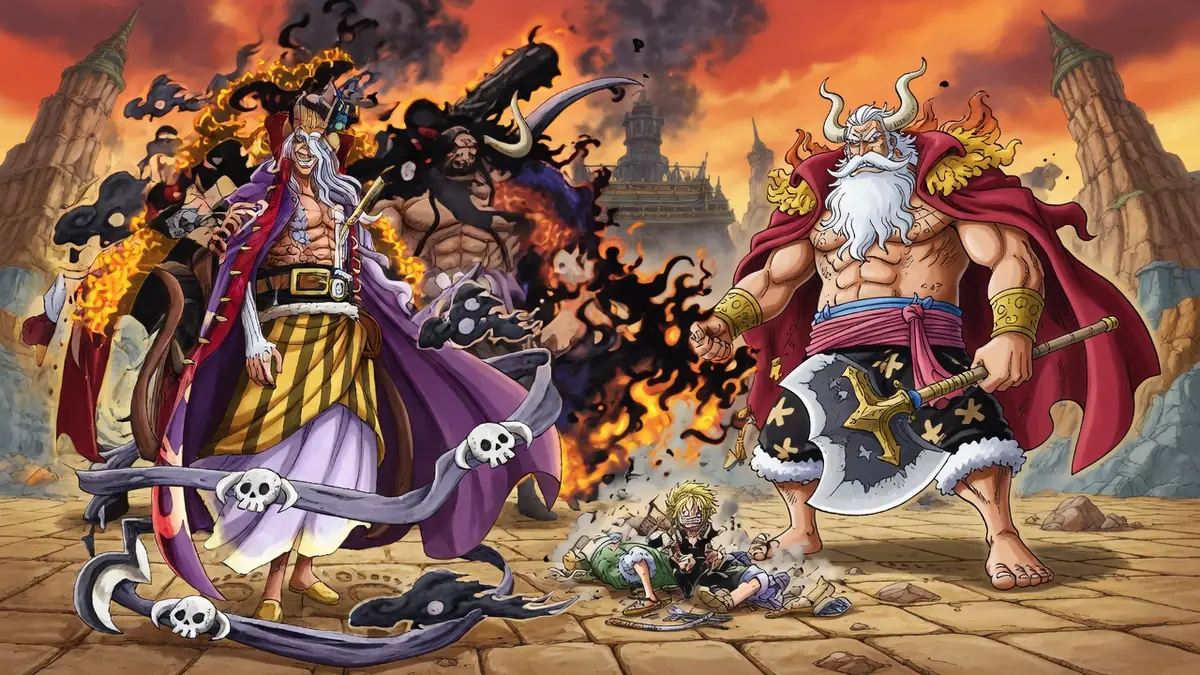 Imu domine ses adversaires dans une démonstration de force dans One Piece 1180