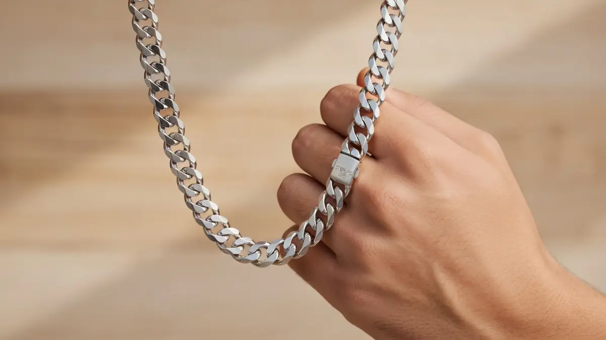 L’élégance au masculin : bien choisir sa chaînette en argent pour homme