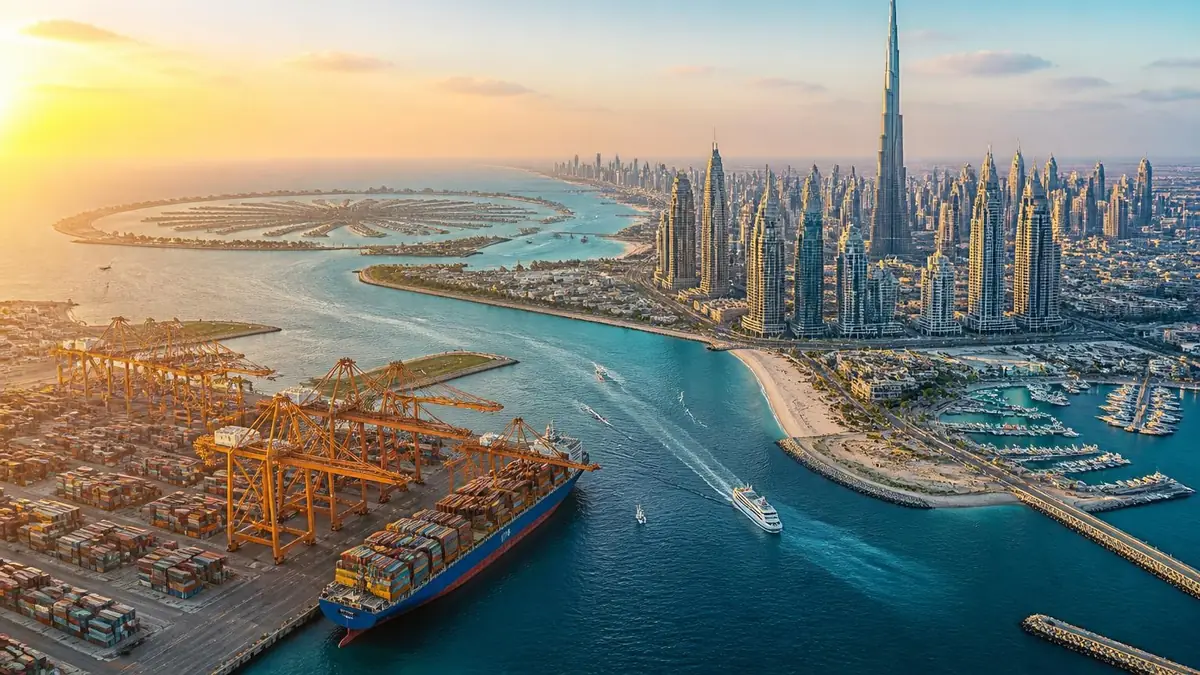L’empreinte d&rsquo;un géant des sables : ce que révèle la carte de Dubaï dans le monde