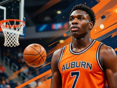 Narcisse Ngoy se tient sur le terrain de basketball avec un ballon en l'air