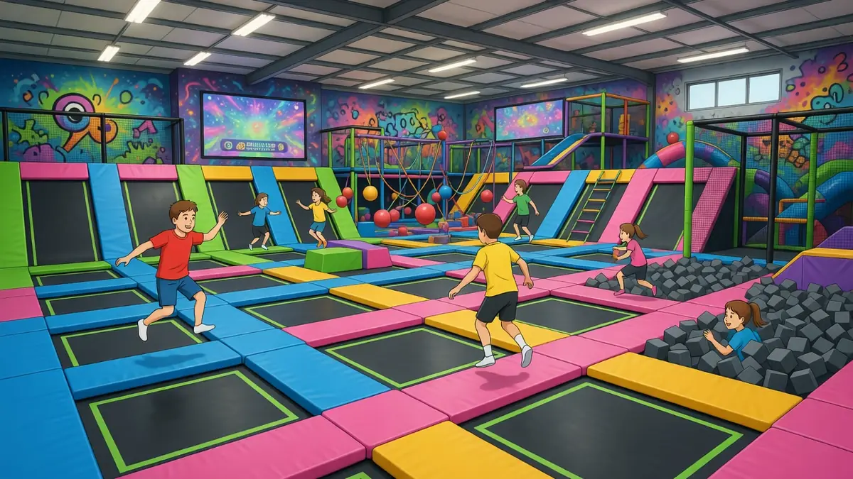 L&rsquo;essor du trampoline park : comment ces complexes redéfinissent les loisirs actifs en famille