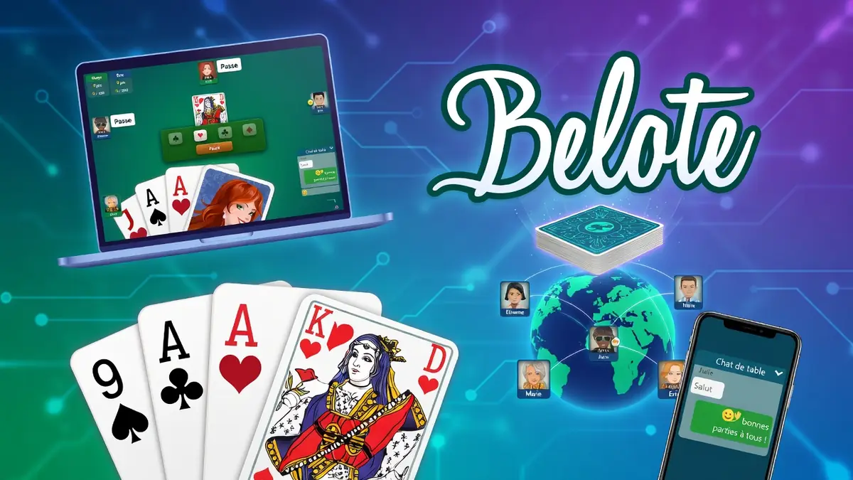 L&rsquo;essor fulgurant des jeux gratuits de La Belote sur internet