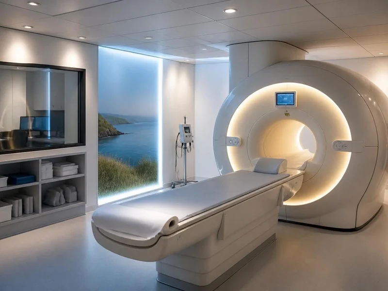 Salle d'examen moderne équipée d'une machine d'IRM au sein du centre Nora imagerie