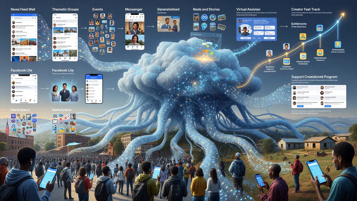 L&rsquo;hégémonie de l&rsquo;application Facebook : entre innovations de l&rsquo;IA et défis de confidentialité