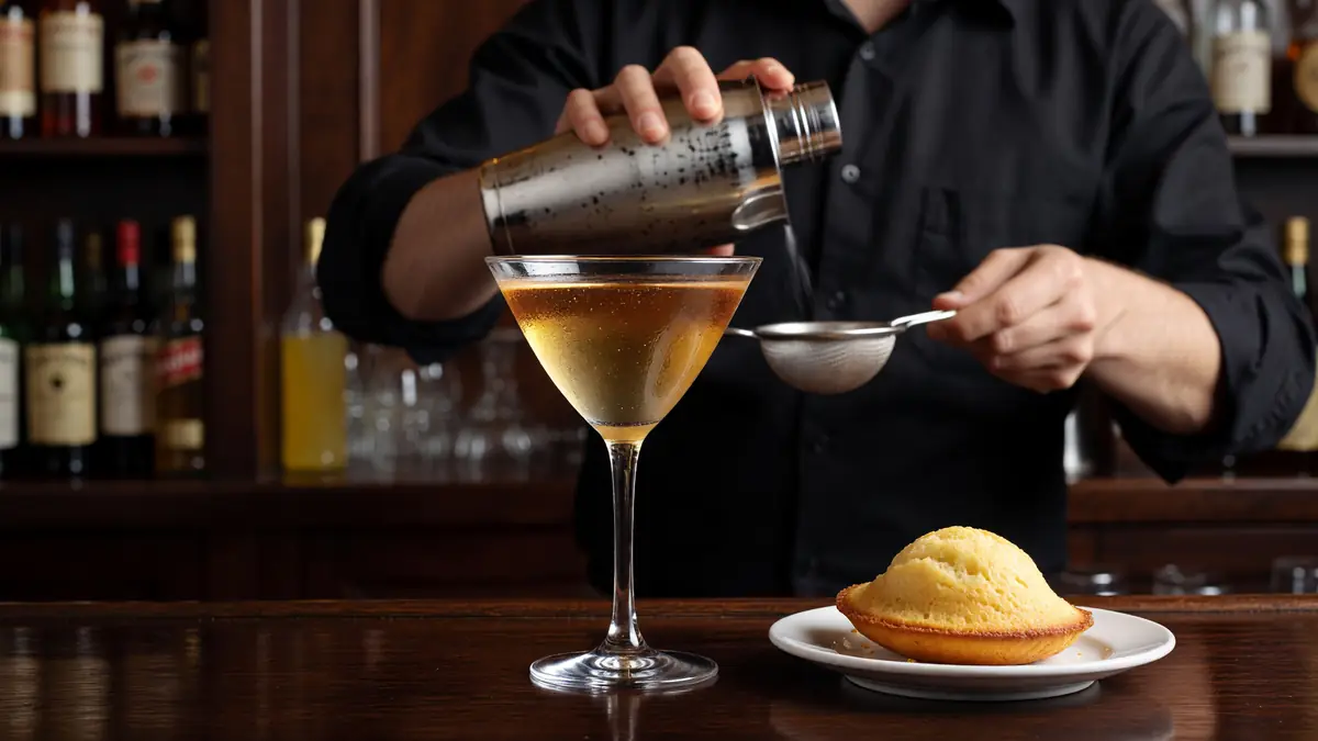 L&rsquo;illusion parfaite du cocktail Madeleine : secrets d&rsquo;un trompe-l&rsquo;œil gustatif