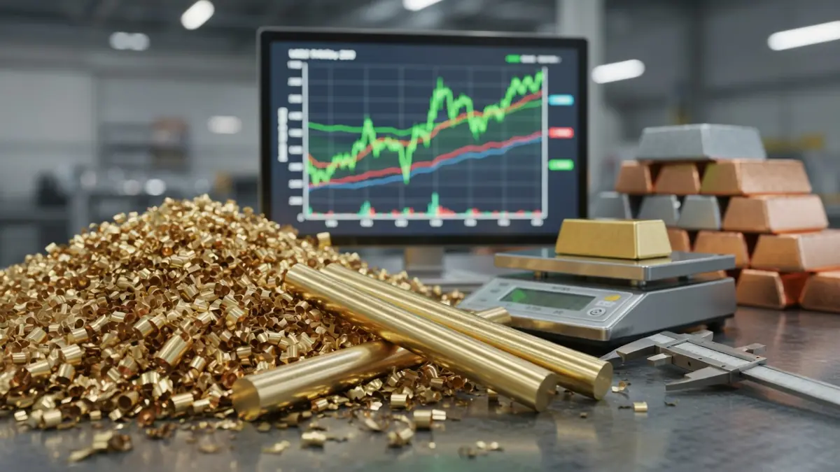 L’or jaune des ferrailleurs : comprendre le prix au kilo du laiton en 2026
