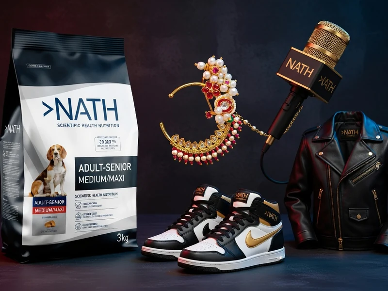 Nath explore différents domaines à travers une nourriture pour chien des baskets un micro et une veste