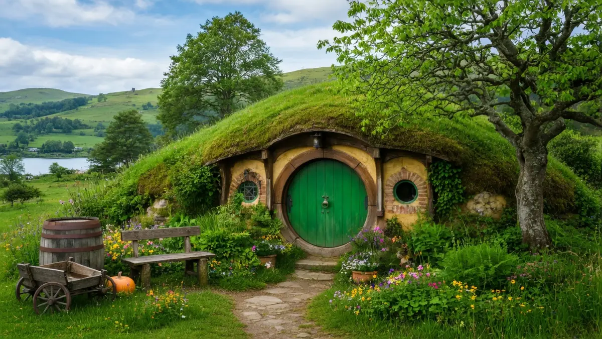 La magie de la maison Hobbit : quand l&rsquo;éco-construction rencontre l&rsquo;imaginaire de Tolkien