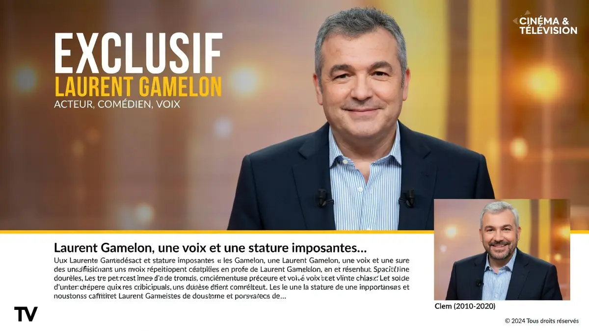 Laurent Gamelon apparaît souriant dans un costume sombre accompagné d'une photo plus petite de lui