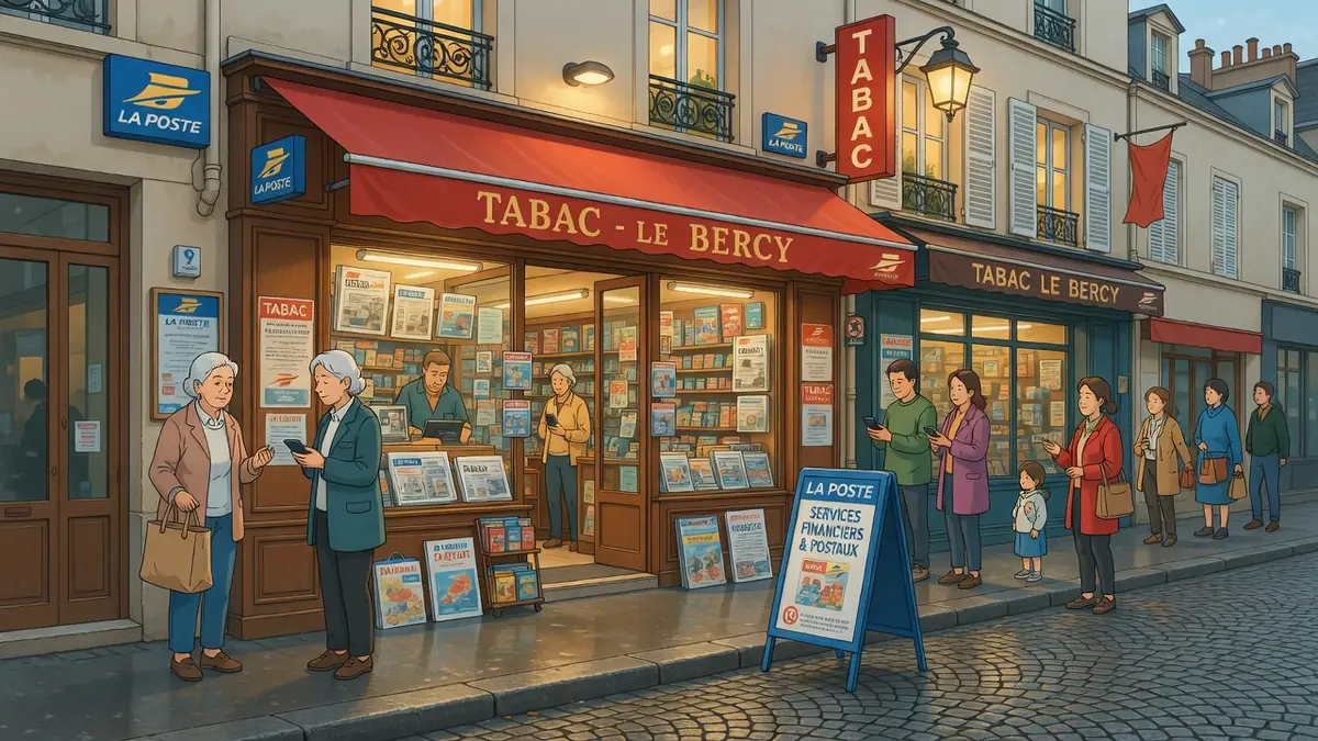 Des clients font la queue devant une boutique de quartier pour trouver un tabac autour de moi facilement accessible