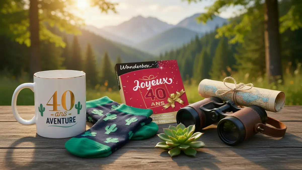 Le cadeau de 40 ans idéal : comment marquer le cap de la quarantaine entre émotion, évasion et humour