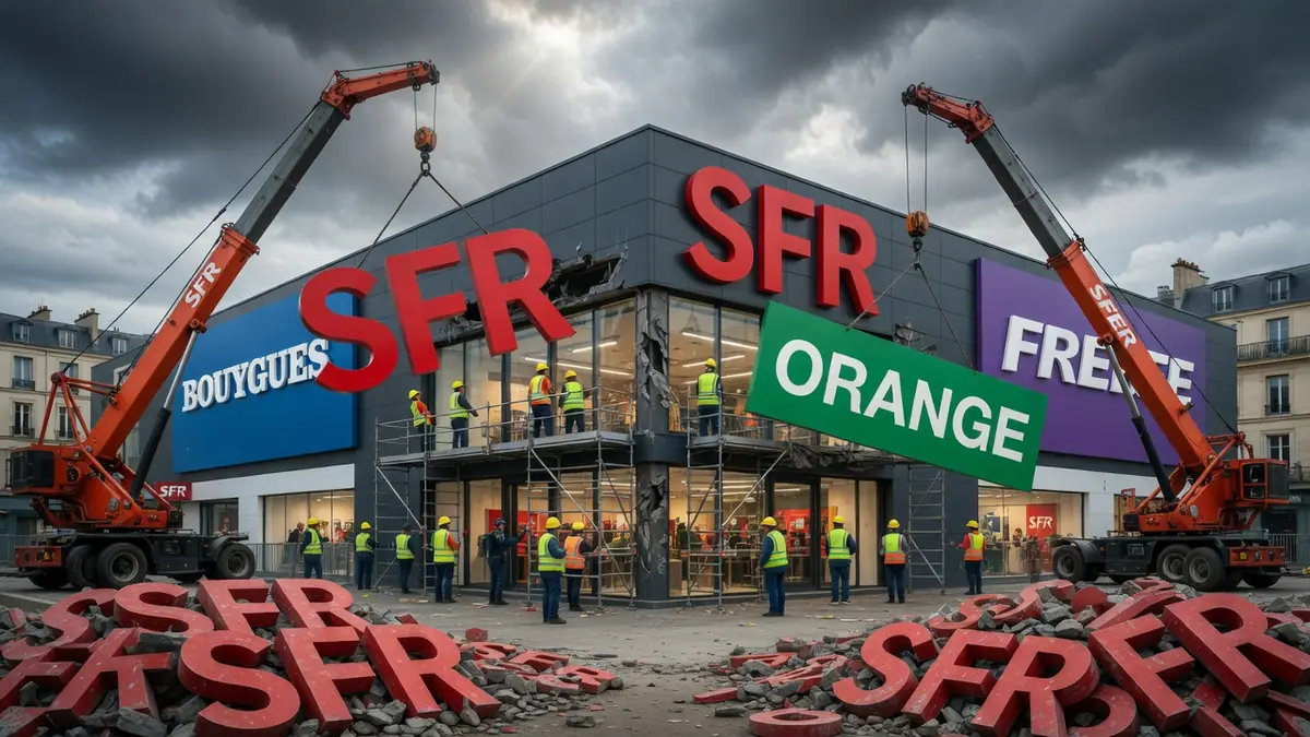 Le démantèlement de SFR : les coulisses et l’impact d’un rachat historique