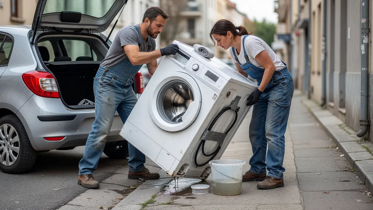 Le grand dilemme du déménagement : peut-on coucher une machine à laver sans la détruire ?