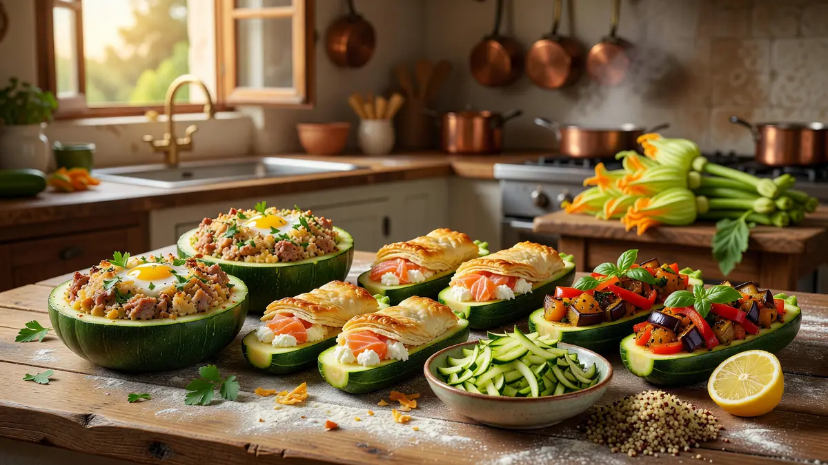 Le grand retour des courgettes farcies : de la tradition estivale à l&rsquo;innovation diététique