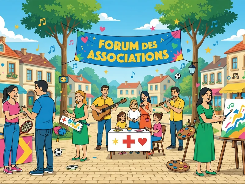 Les habitants s'engagent dans diverses activités lors du forum des associations autour de moi en plein air
