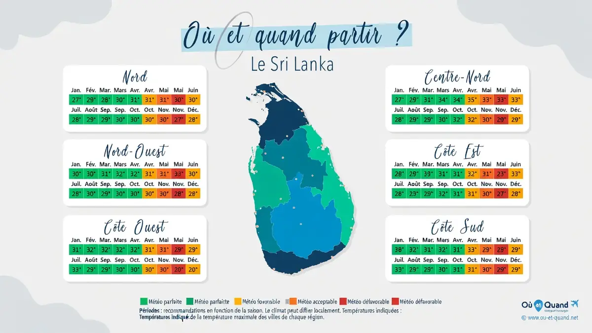 Le guide définitif : quand partir au Sri Lanka pour un voyage réussi
