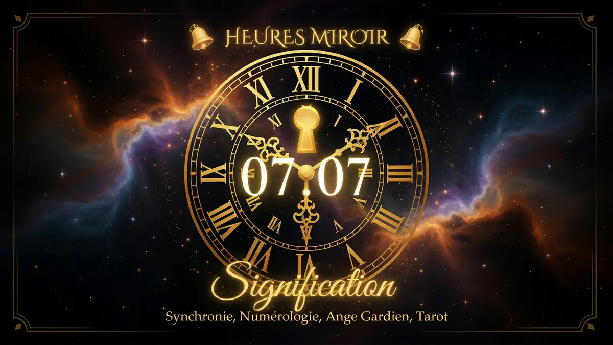 Le mystère des heures miroirs : quelle est la véritable signification de 07h07 ?