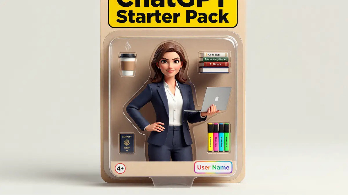 Le phénomène du ChatGPT starter pack : de la figurine 3D à l’outil professionnel